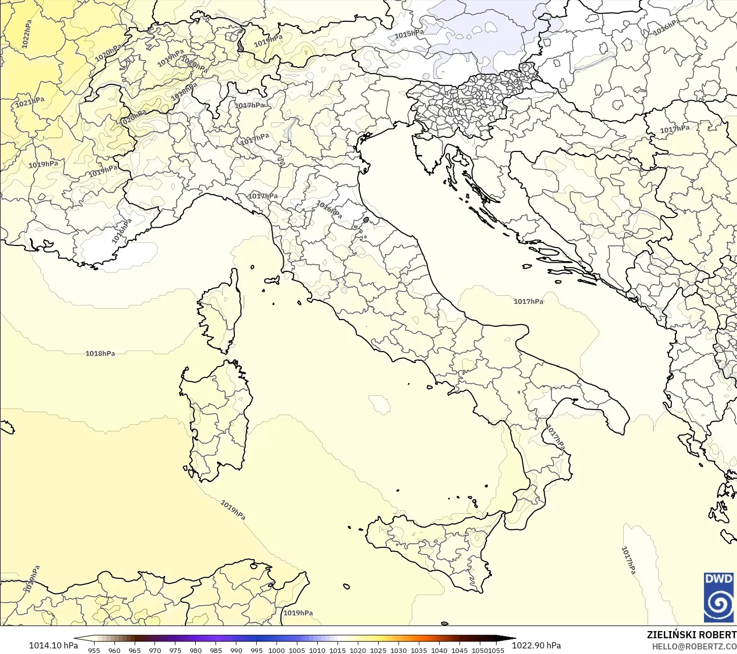 ICON modelo - Italia, Presión