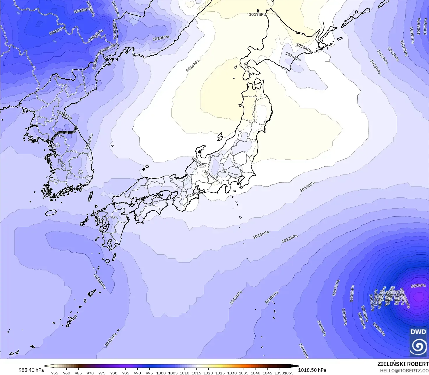ICON modelo - Japón, Presión