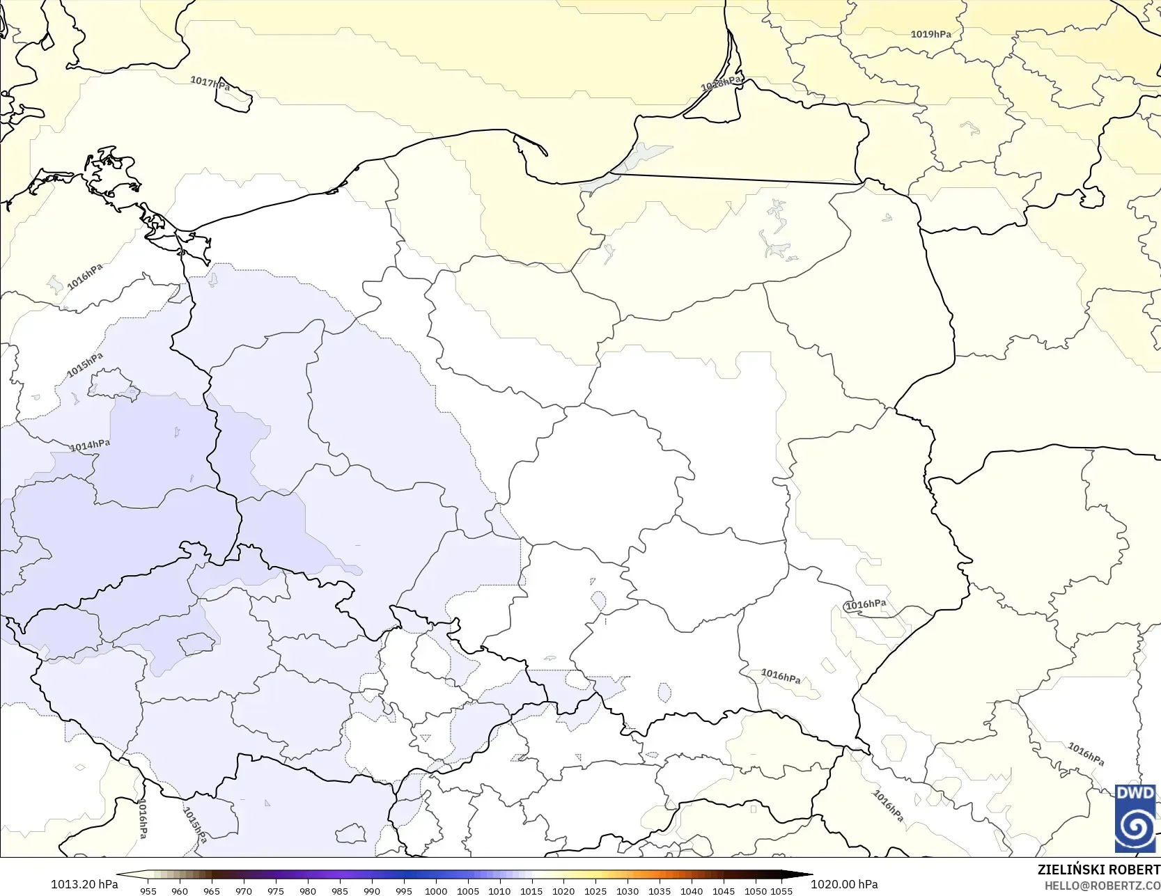 ICON modelo - Polonia, Presión
