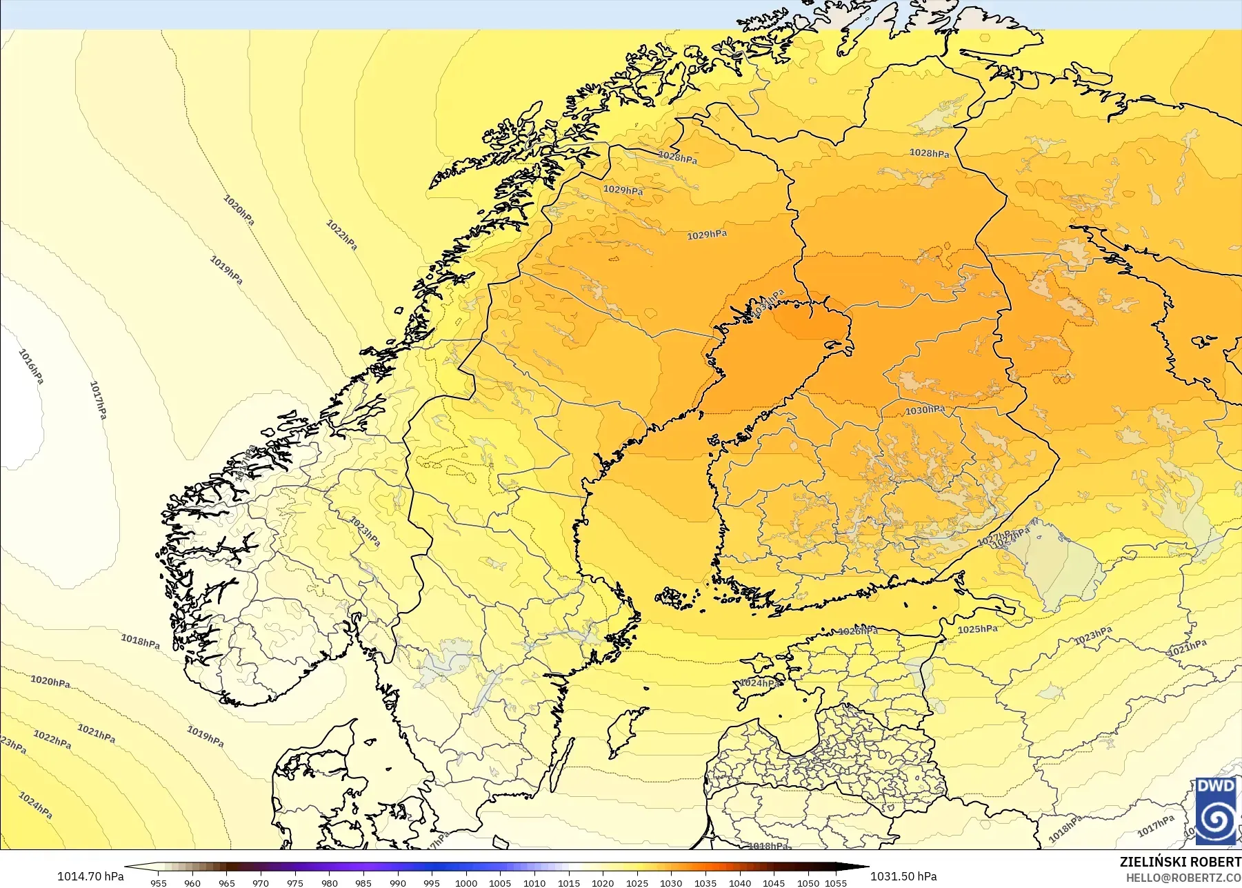 ICON modelo - Escandinavia, Presión