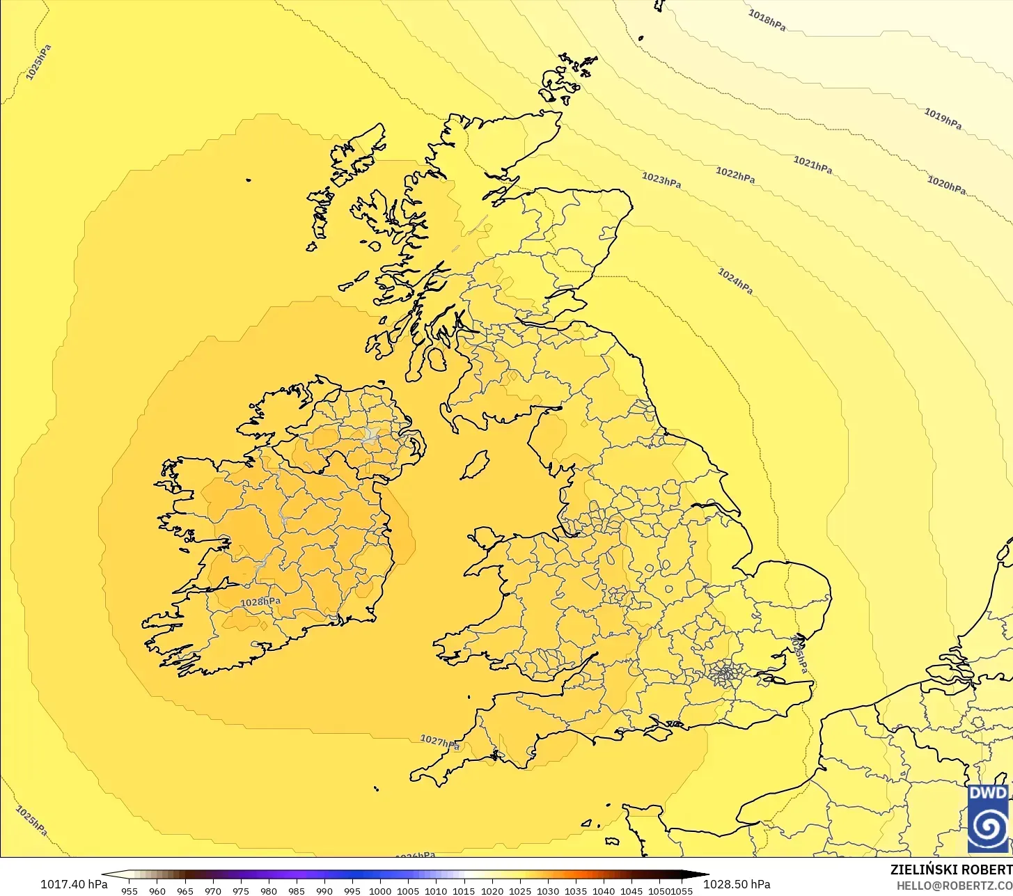 ICON modelo - Reino Unido, Presión