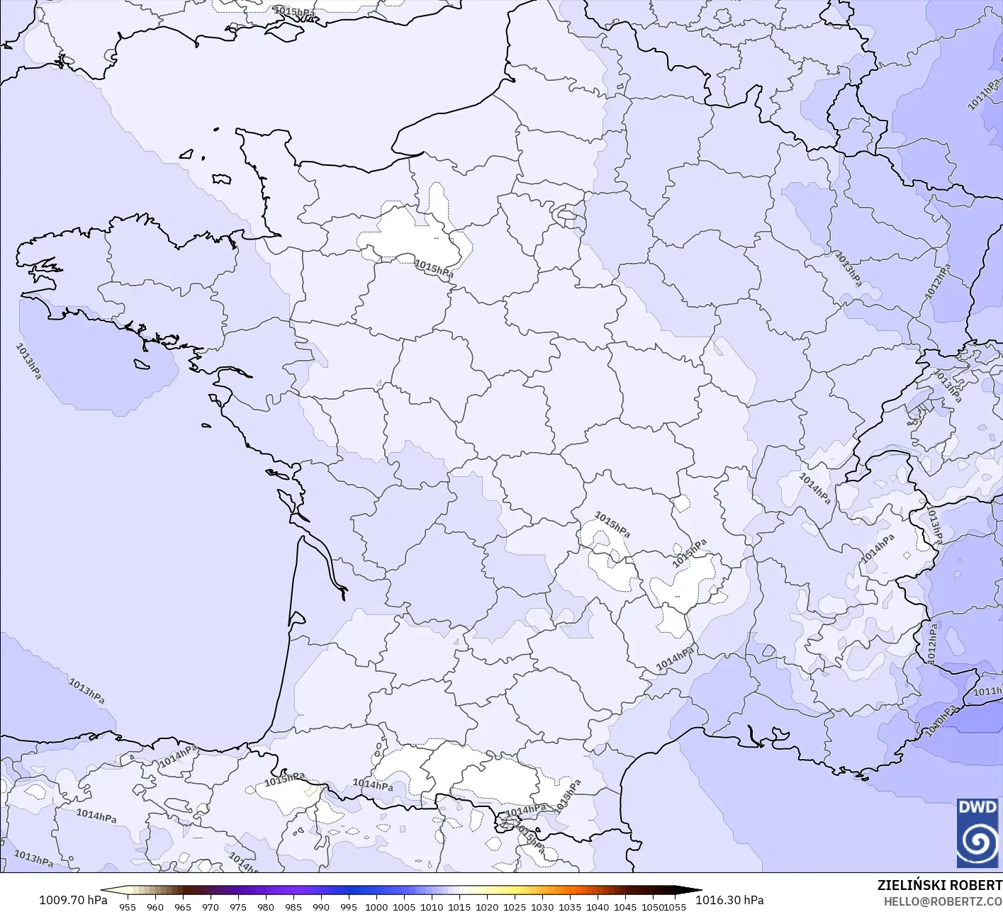 ICON modelo - Francia, Presión