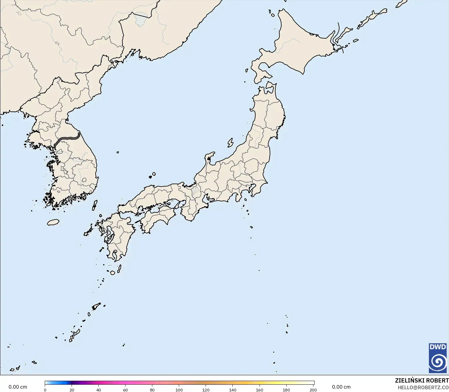 ICON modelo - Japón, Profundidad de nieve