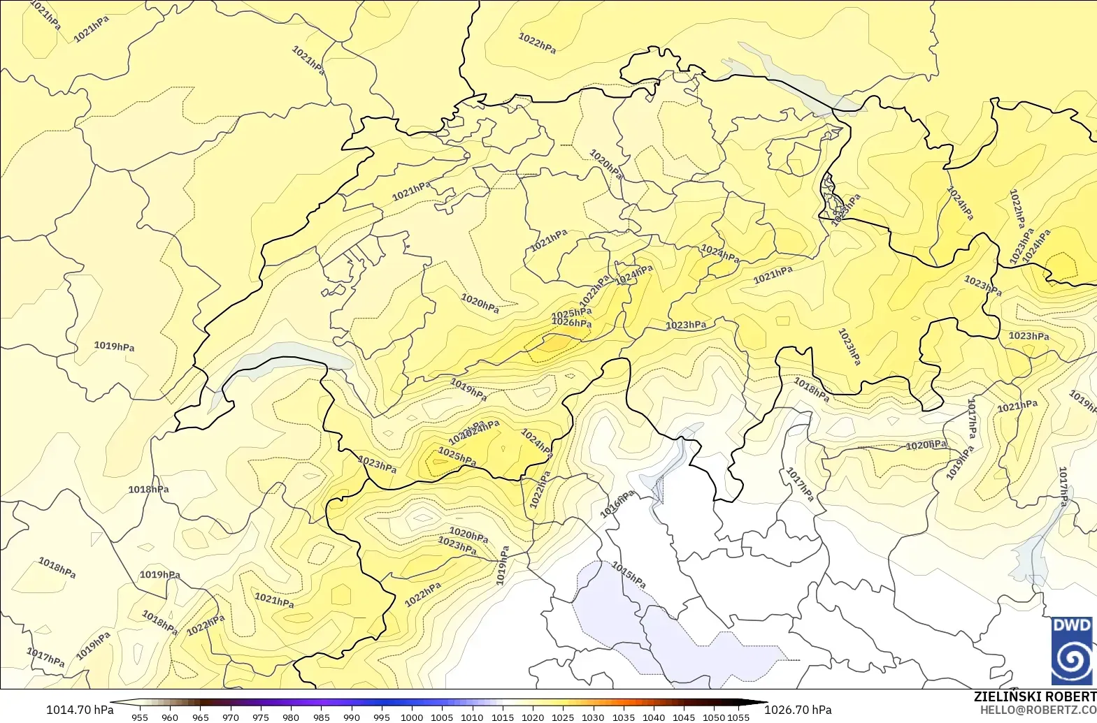 ICON modelo - Suiza, Presión