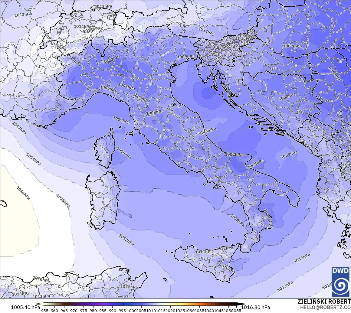ICON modelo - Italia, Presión