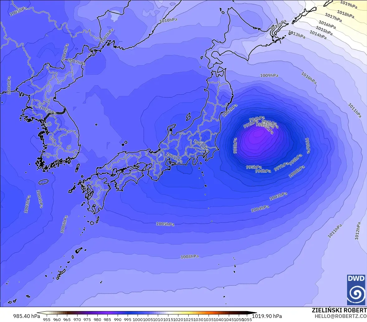ICON modelo - Japón, Presión