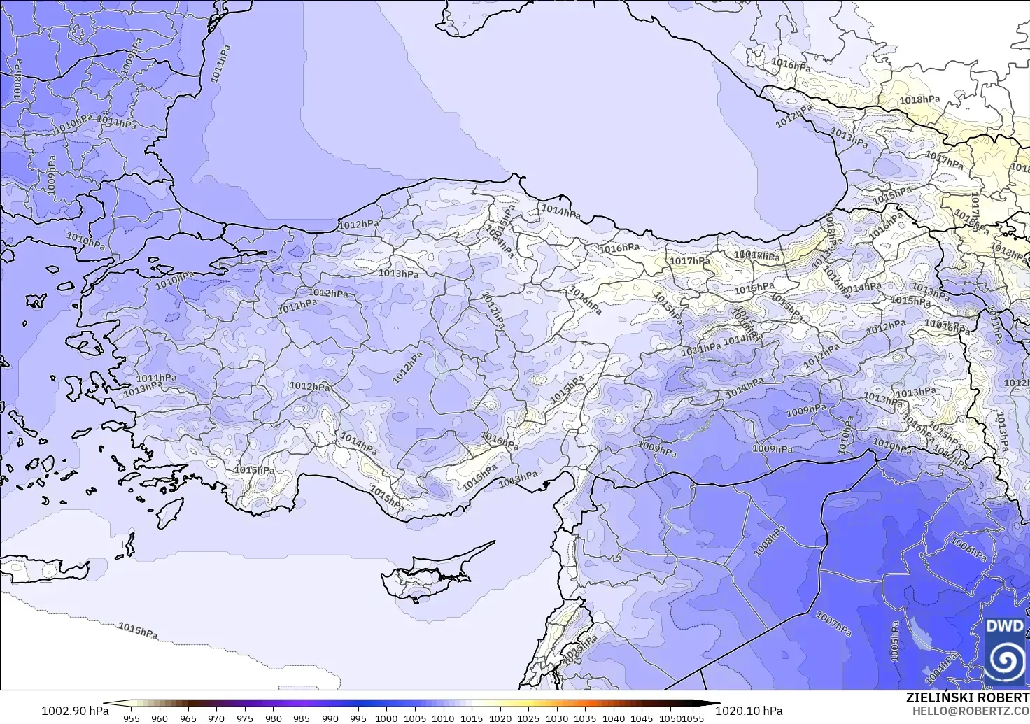 ICON modelo - Turquía, Presión
