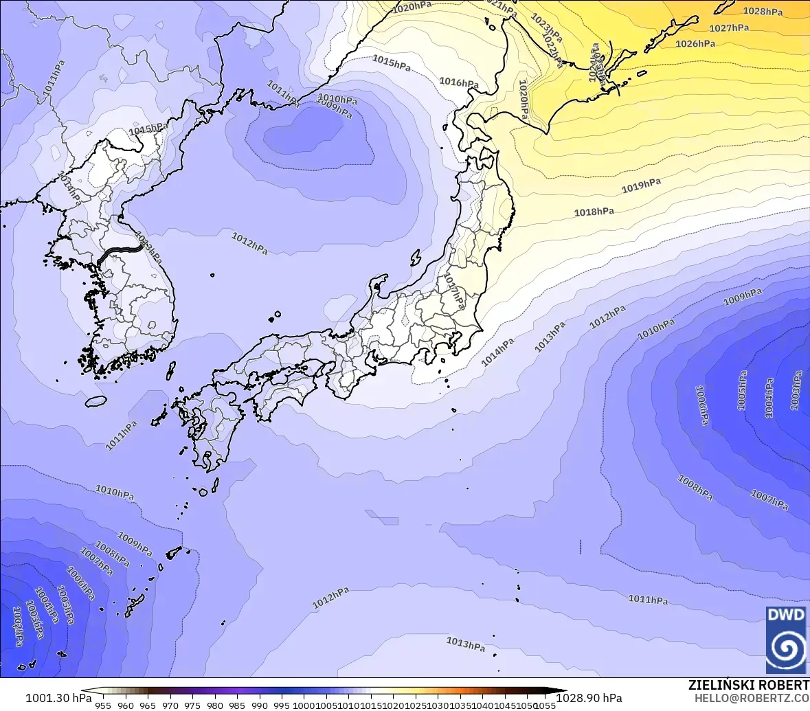 ICON modelo - Japón, Presión