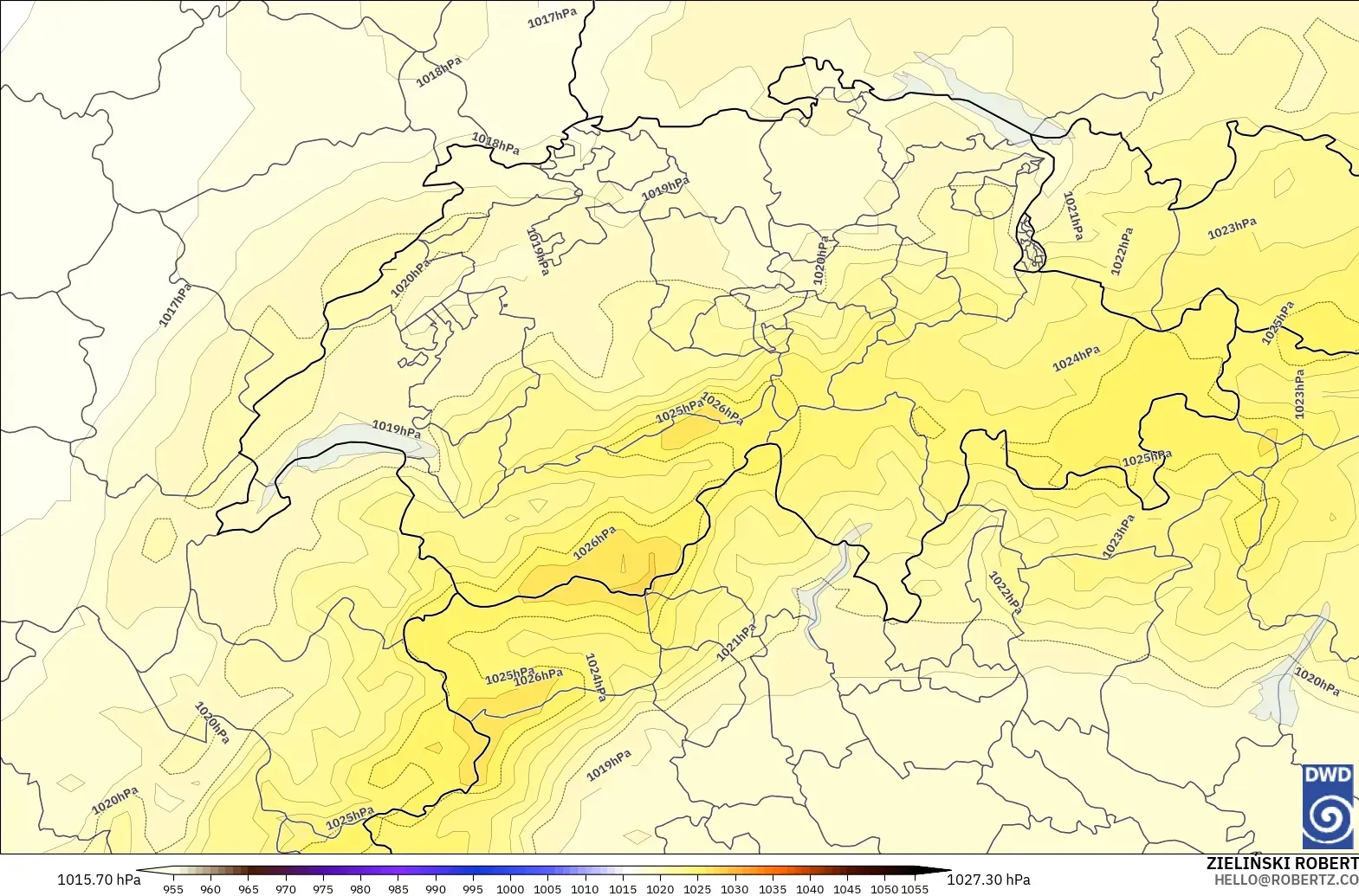 ICON modelo - Suiza, Presión