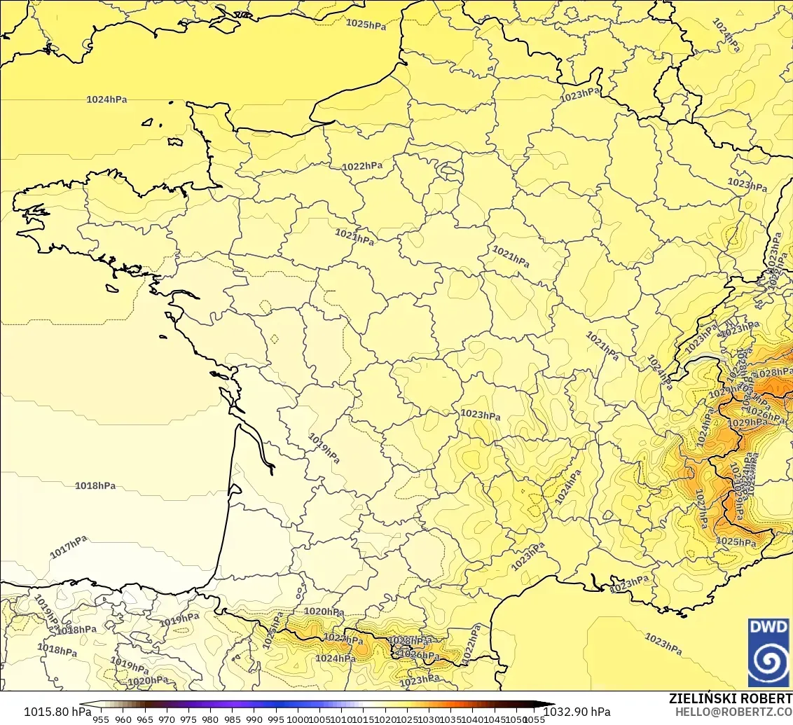 ICON modelo - Francia, Presión