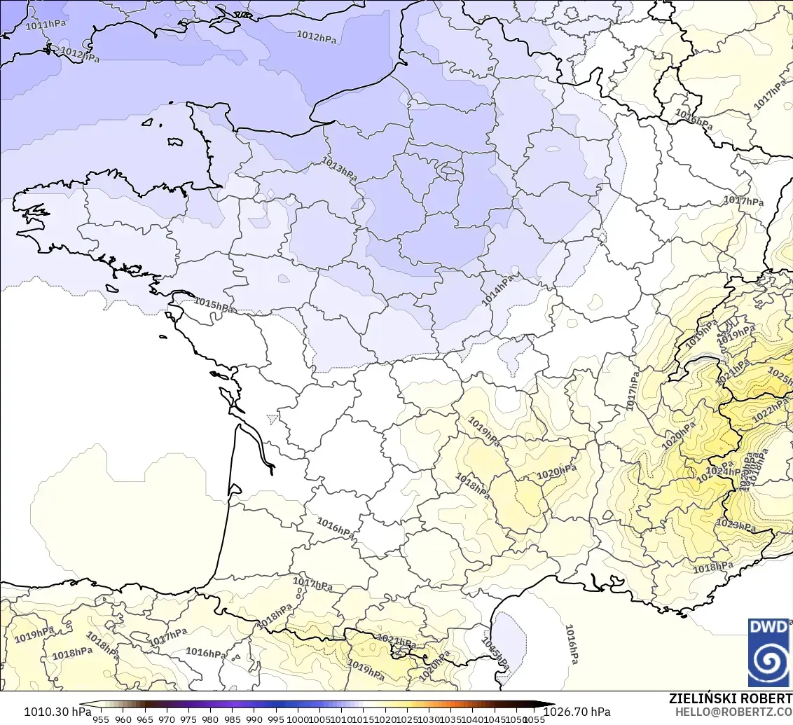 ICON modelo - Francia, Presión