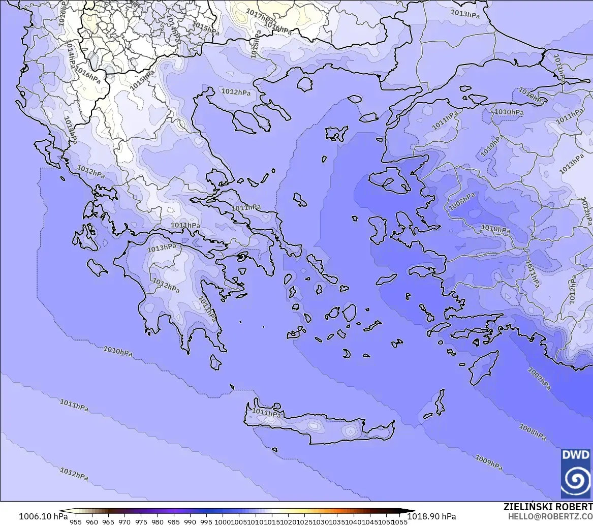 ICON modelo - Grecia, Presión