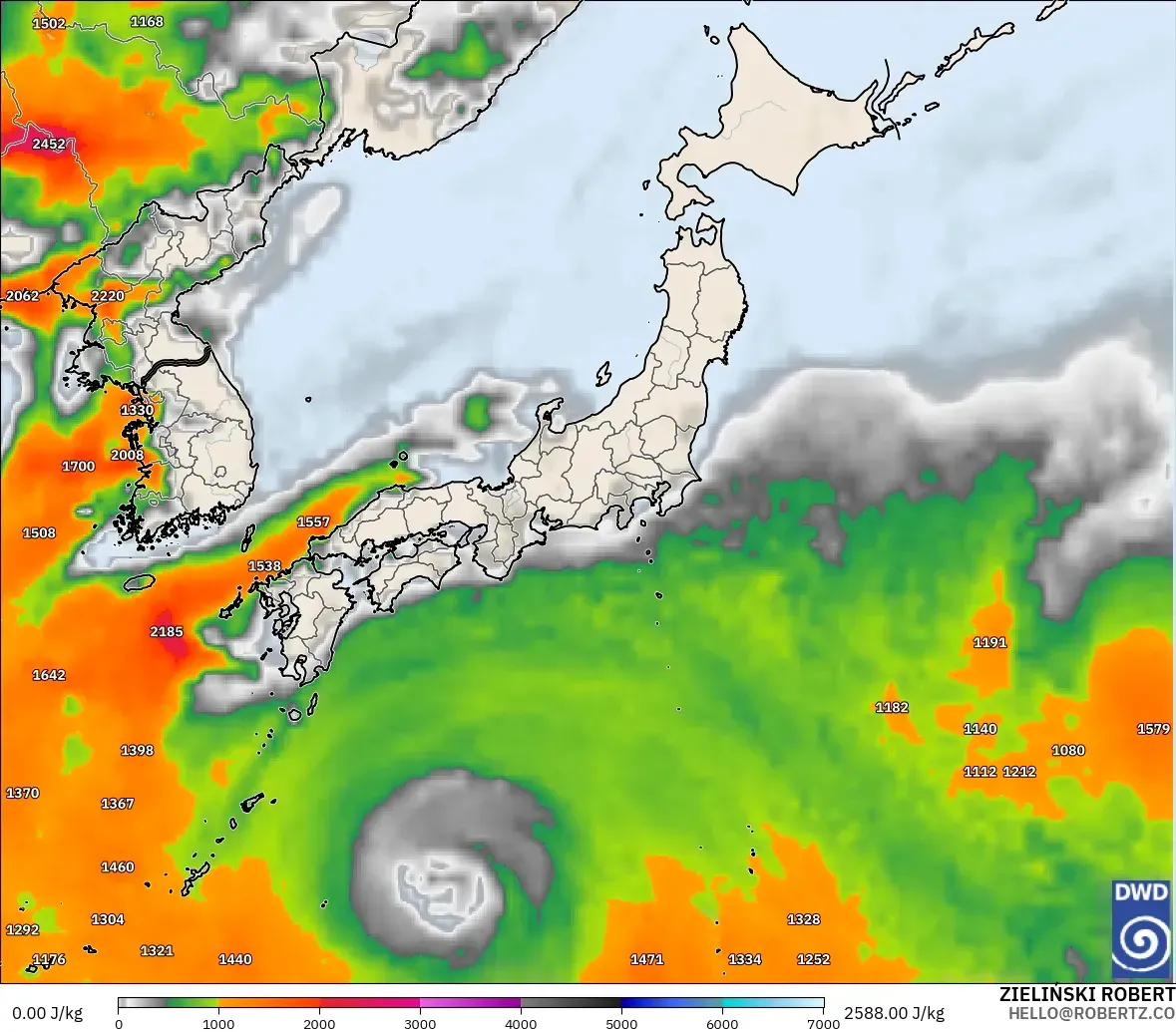ICON modelo - Japón, CAPE