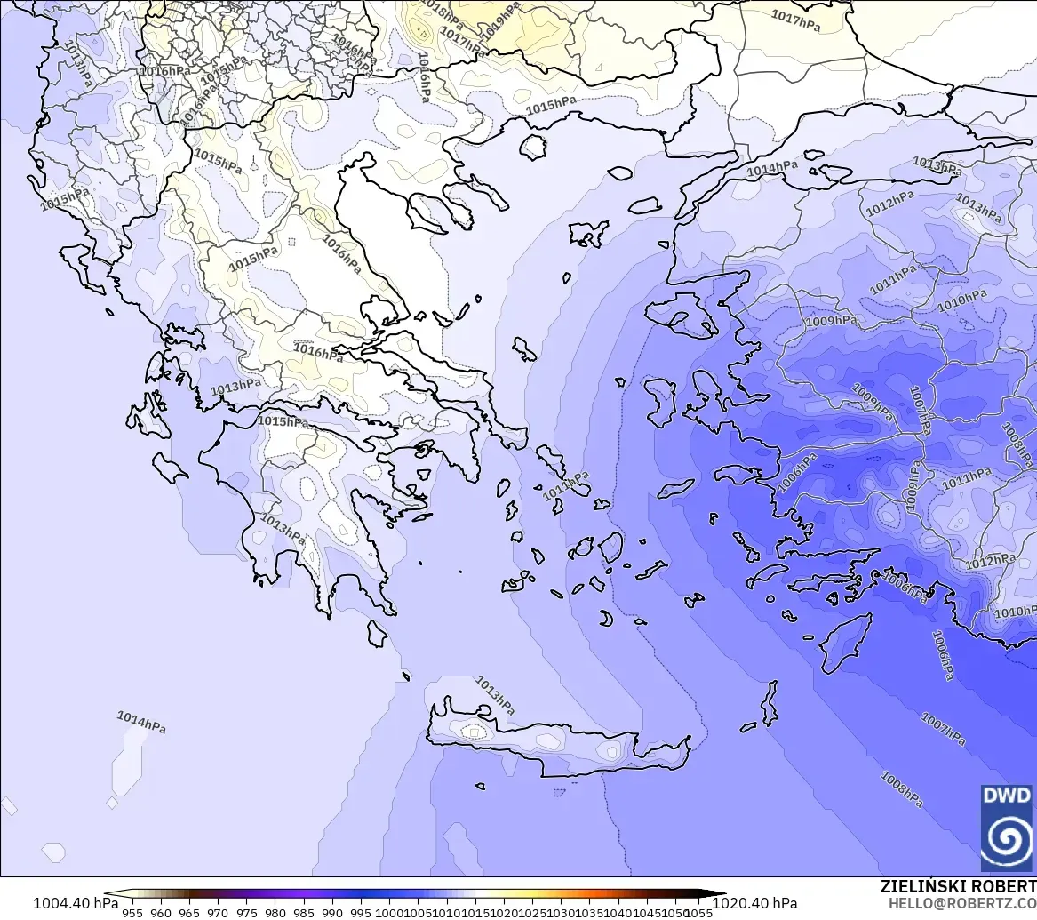 ICON modelo - Grecia, Presión