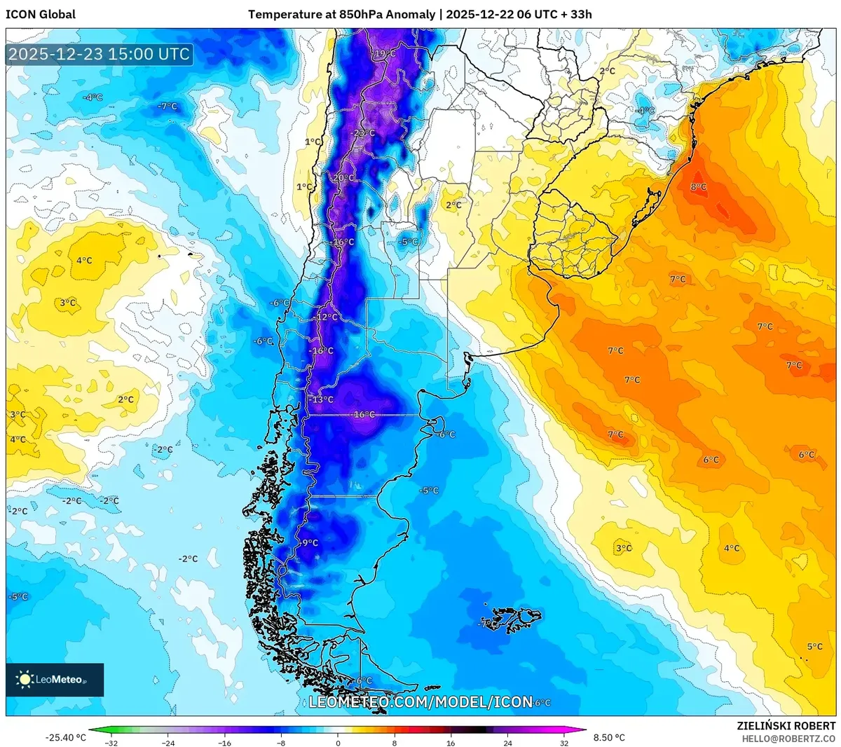 Ola de calor en las provincias del noreste argentino – Pronóstico del tiempo 2025-12-22