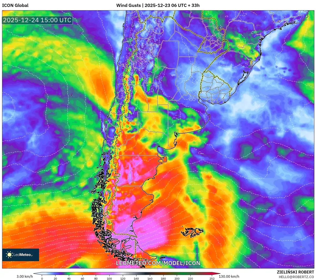 Nochebuena 2025‑12‑23 Pronóstico del Tiempo: Calor Intenso, Chubascos y Viento en Todo Argentina