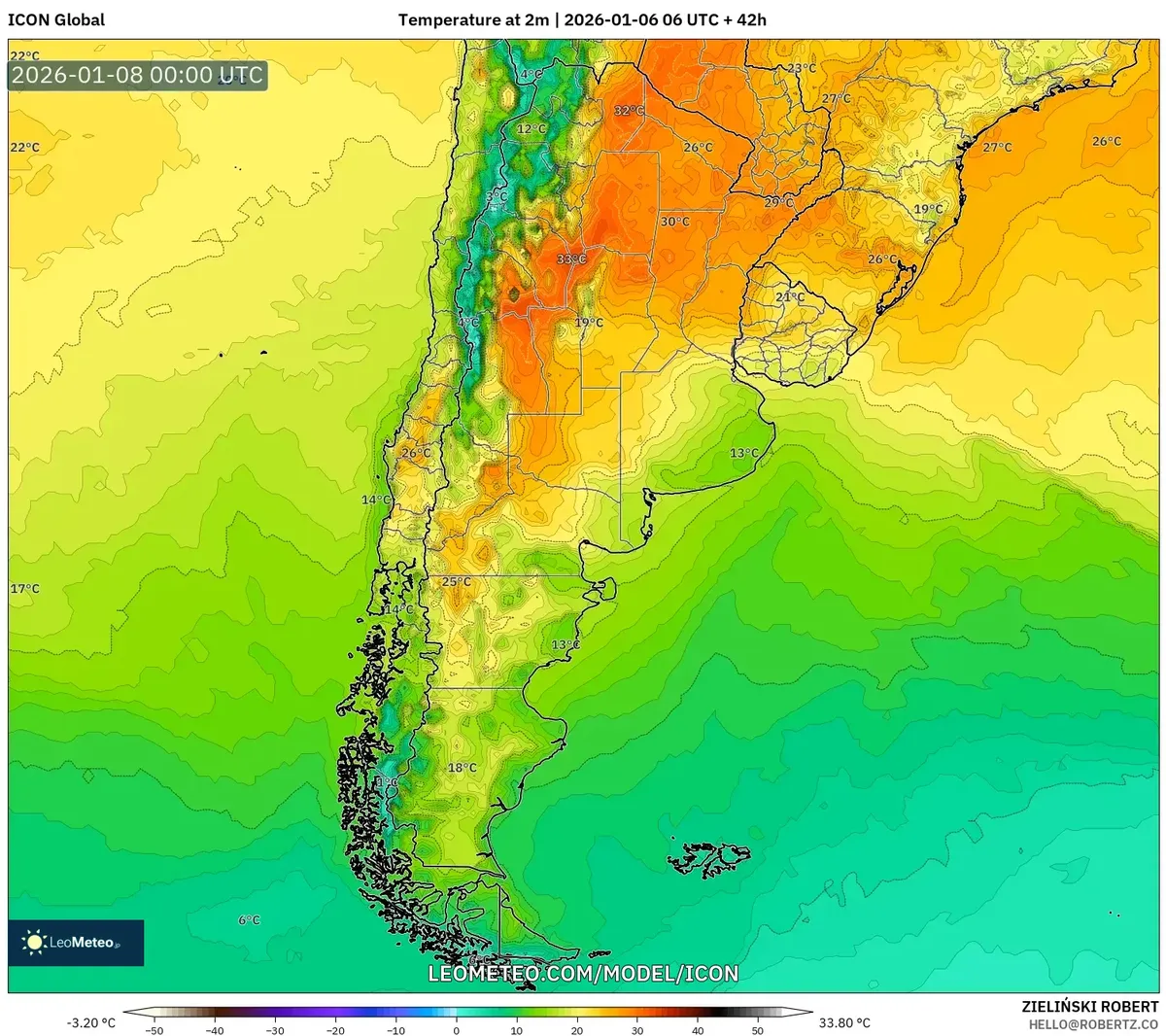 Comienza el Enfriamiento Vespertino en el Sur – 7 de Enero de 2026