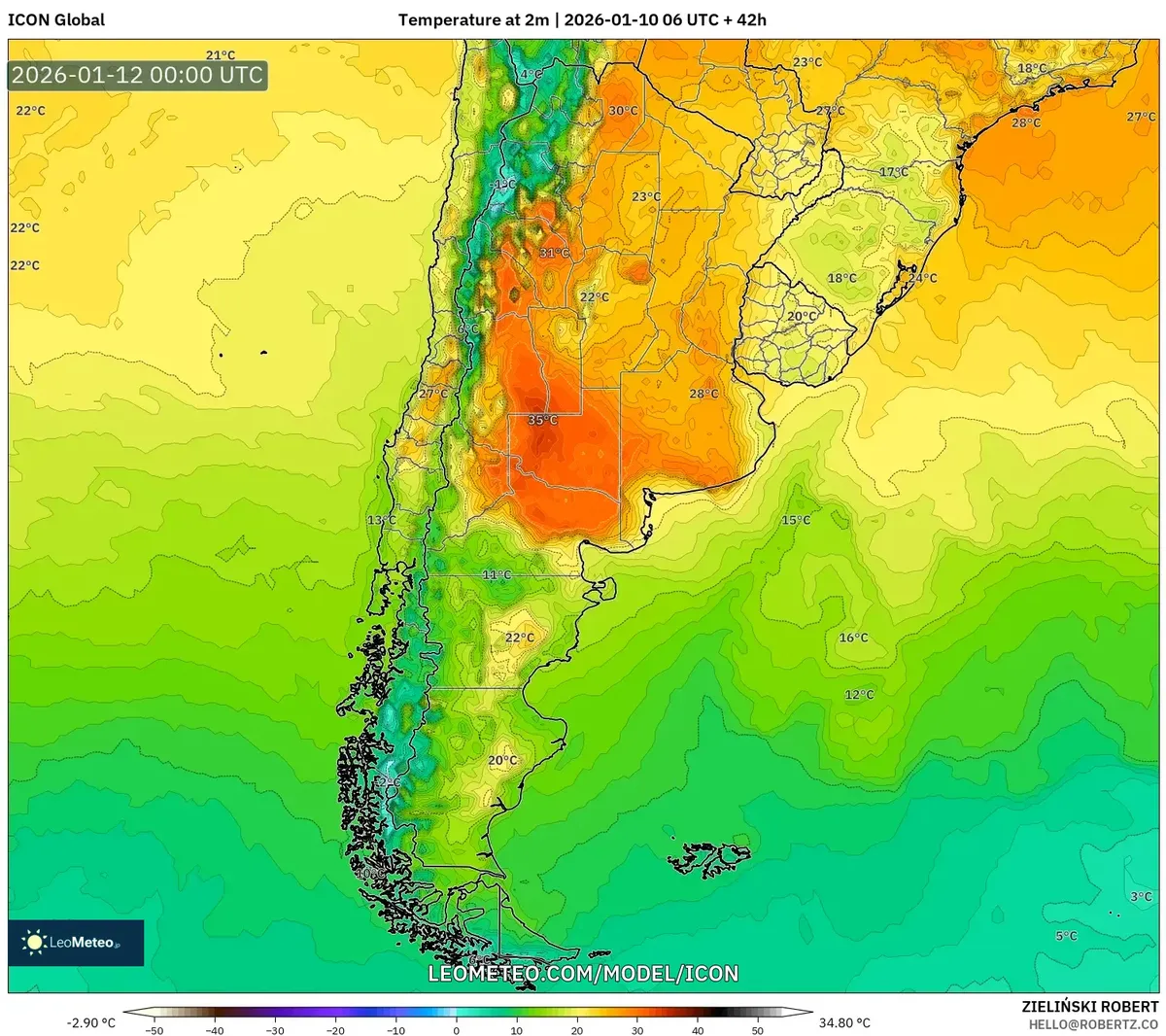 Pico de calor en Rosario – 11 de enero de 2026