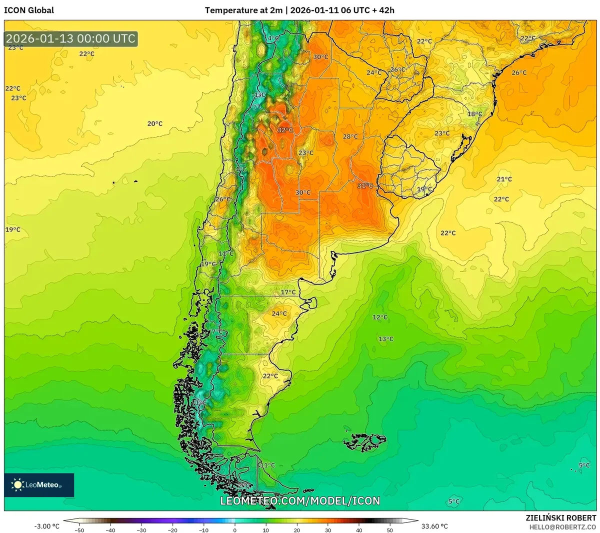 Calor en Buenos Aires – 12 de enero de 2026