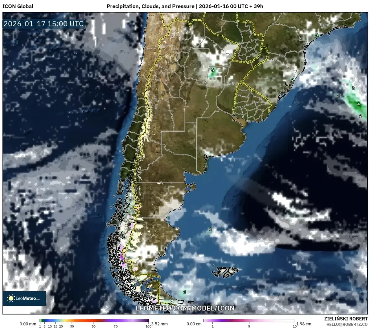 Lluvias Aisladas en el Noroeste y Zonas Costeras 17 de Enero de 2026