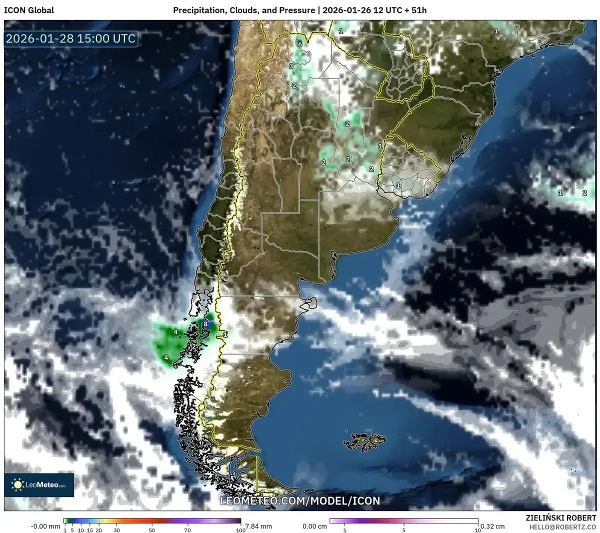 Lluvias intensas en Salta y Tucumán el 28 de enero de 2026
