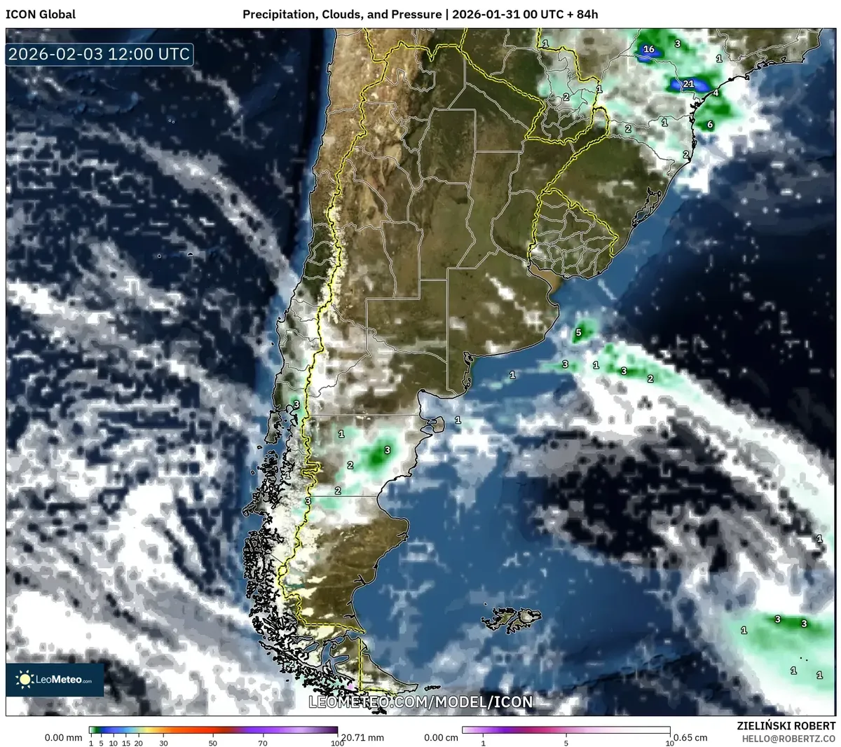 Chaparrones matinales en Buenos Aires el 3 de febrero de 2026