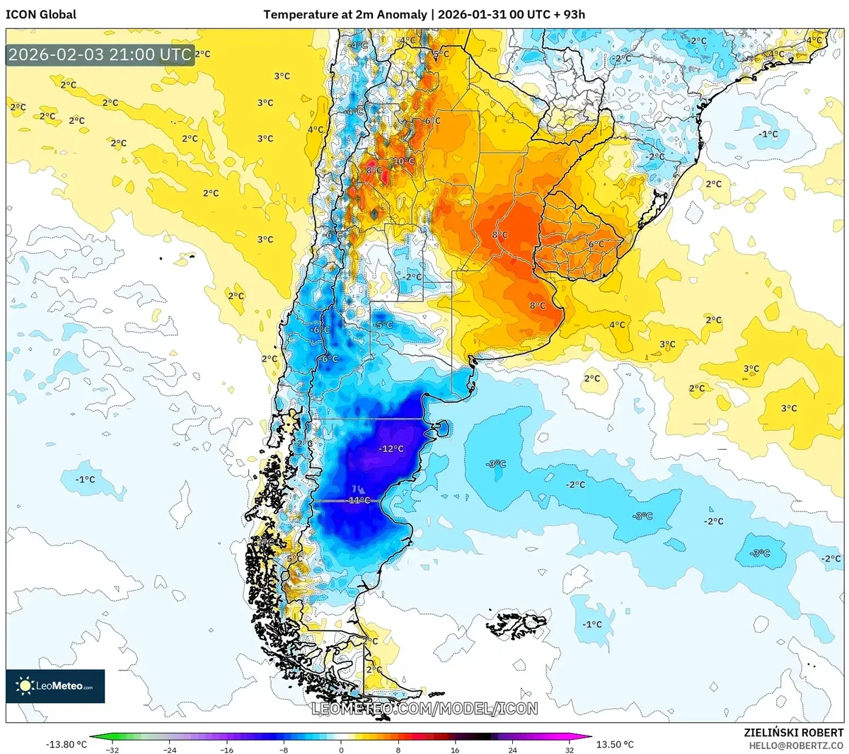 Ráfagas de viento severas en las regiones del sur el 3 de febrero de 2026