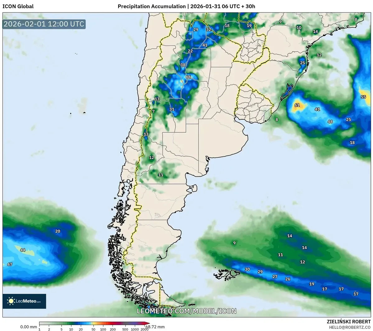 Lluvias Intensas en la Región de Mendoza el 1 de febrero de 2026