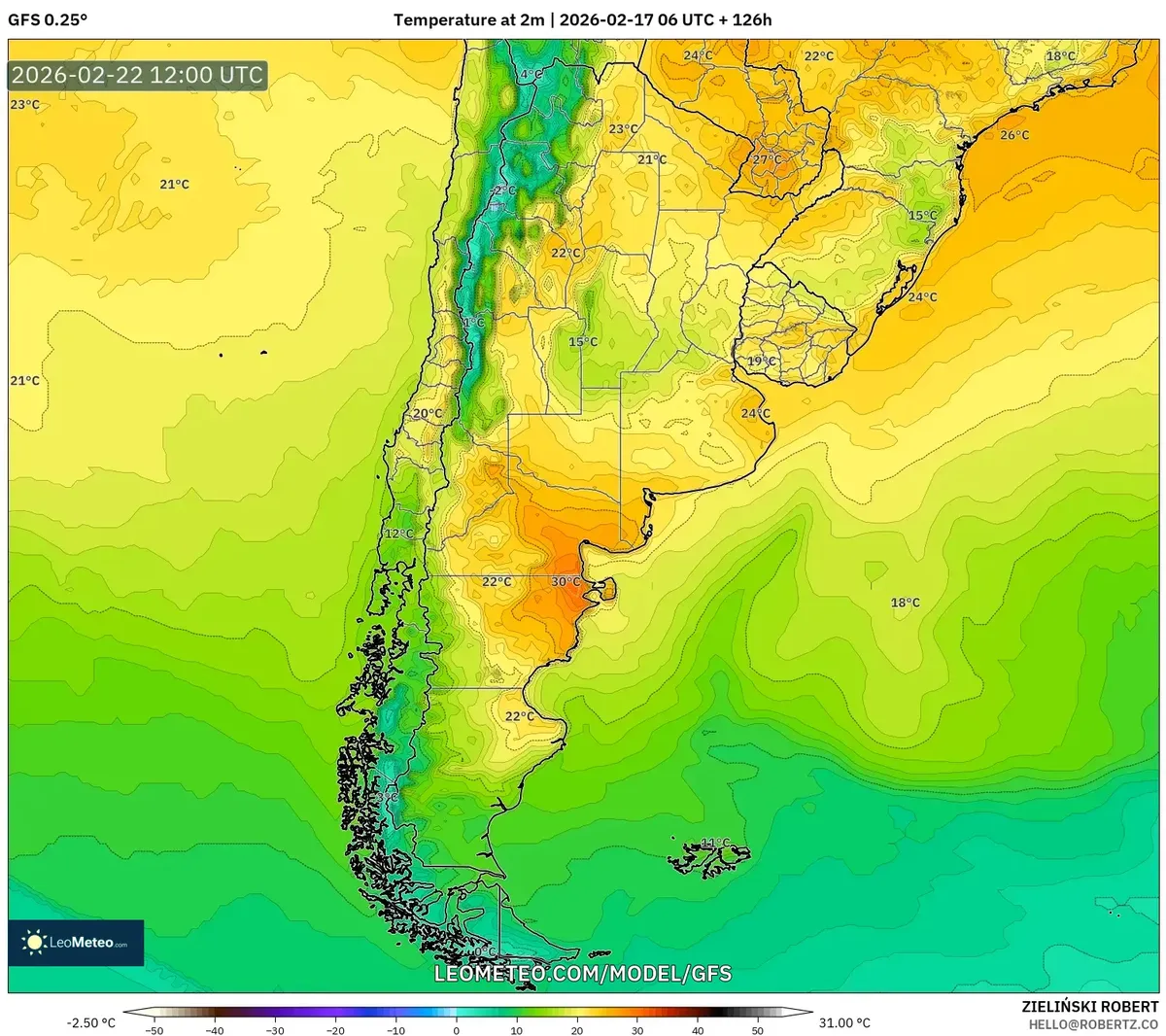Mañana cálida en la región de Buenos Aires el 22 de febrero de 2026
