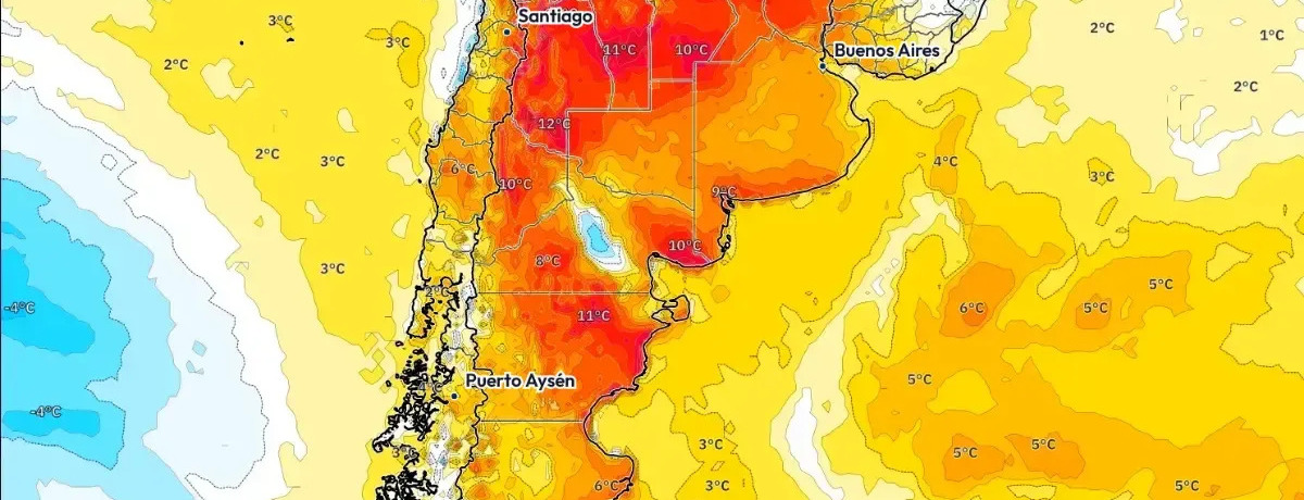 Cálido centro, chaparrones en la Pampa y frío patagónico — Pronóstico para el fin de semana: 3-5 de abril de 2026