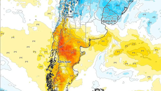 Suave Calor Otoñal en el Centro y Norte Contrasta con el Frío Patagónico — Pronóstico para el Fin de Semana: 10 al 12 de Abril de 2026