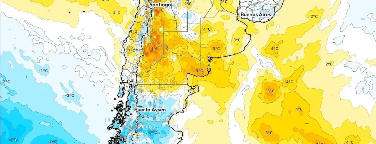 Un fin de semana con calor en el centro y nieve en el sur — Pronóstico para el fin de semana: 17 al 19 de abril de 2026