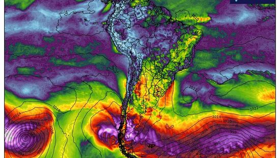 Ráfagas de viento superiores a 100 km/h y tormentas. Pronóstico del tiempo para el 5 de marzo de 2025
