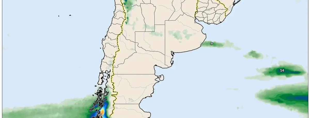 Argentina bajo un cambio climático extremo este 5 de diciembre: tormentas violentas, calor intenso y nieve en el sur