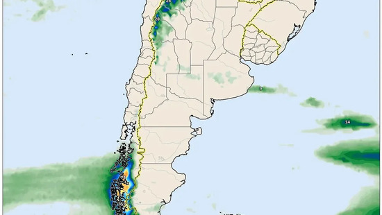 Argentina bajo un cambio climático extremo este 5 de diciembre: tormentas violentas, calor intenso y nieve en el sur