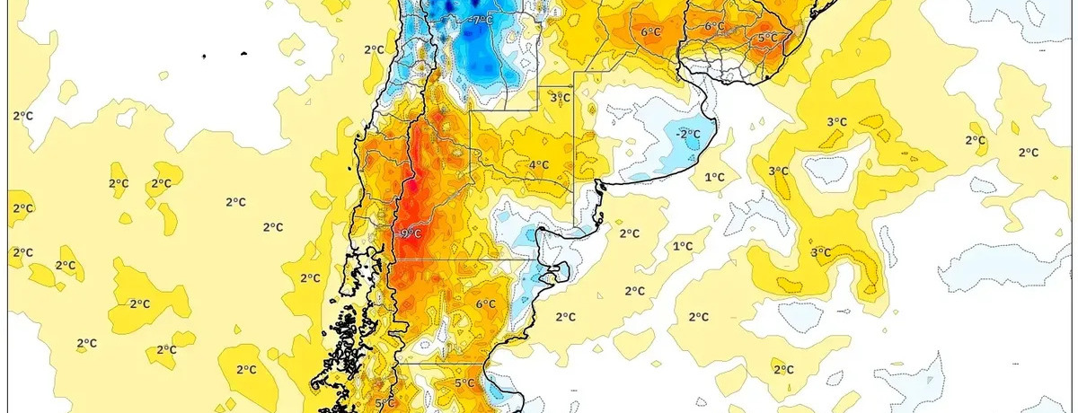 Frente Frío Ártico Azota a Argentina con Vientos de 120 km/h – Descenso Extremo de Temperatura y Lluvia Fuerte Esperada el 7 de Diciembre de 2025 🌟️