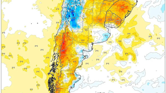 Frente Frío Ártico Azota a Argentina con Vientos de 120 km/h – Descenso Extremo de Temperatura y Lluvia Fuerte Esperada el 7 de Diciembre de 2025 🌟️