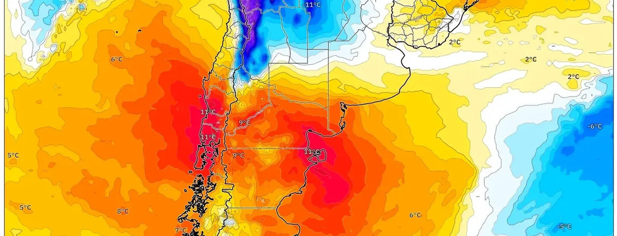 Vientos de 95 km/h en Argentina – Lluvias intensas y frente frío récord desde el 8 de diciembre de 2025