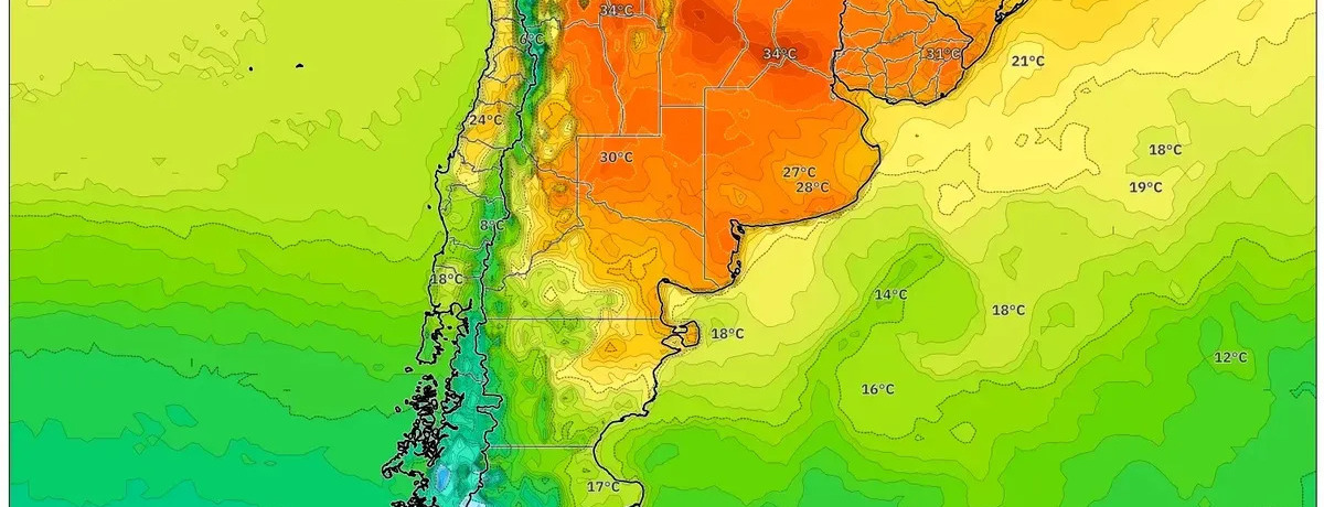 ¡Ola de calor abrasadora de 36 °C azota Argentina este fin de semana! – Temperaturas récord y nieve en la Patagonia, pronóstico del tiempo del 12 al 14 de diciembre de 2025