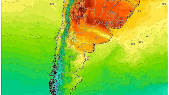 Ola de calor abrasadora de 40 °C azota el norte de Argentina el 13 de diciembre de 2025