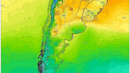 Argentina se asa en una ola de calor récord en Año Nuevo, 1 de enero de 2026 – Temperaturas abrasadoras y tormentas aisladas