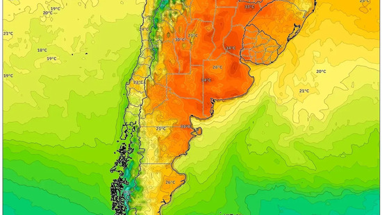 23 de enero de 2026 – Repunte de la ola de calor: temperaturas trepando a mediados de los 30 °C bajo sol abrasador – ¡se avecina frente sur!
