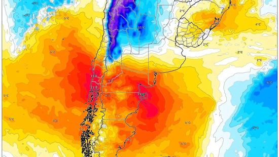 Vientos de 95 km/h en Argentina – Lluvias intensas y frente frío récord desde el 8 de diciembre de 2025