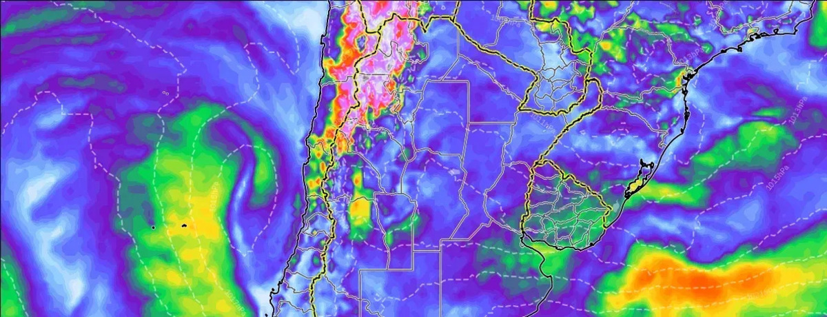 Va a caer 137 mm de lluvia en un solo día. Las ráfagas van a llegar a 113 km/h. Las mínimas nocturnas van a bajar a -18 °C.