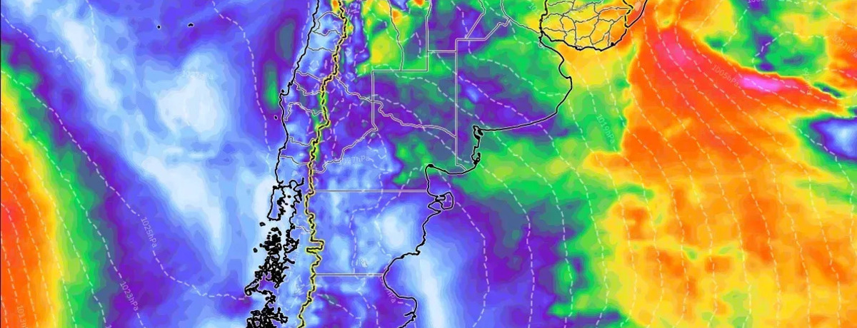 Un viento muy fuerte va a golpear la alta meseta. Allí las ráfagas llegarán a 80 km/h. Después vendrán lluvias intensas.