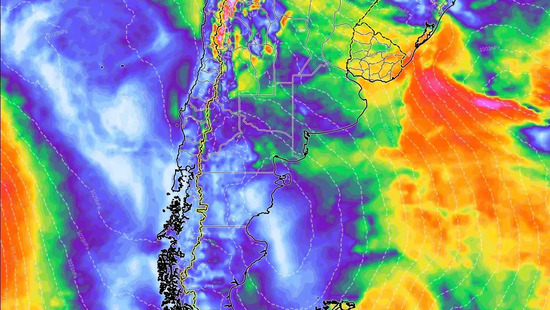 Un viento muy fuerte va a golpear la alta meseta. Allí las ráfagas llegarán a 80 km/h. Después vendrán lluvias intensas.